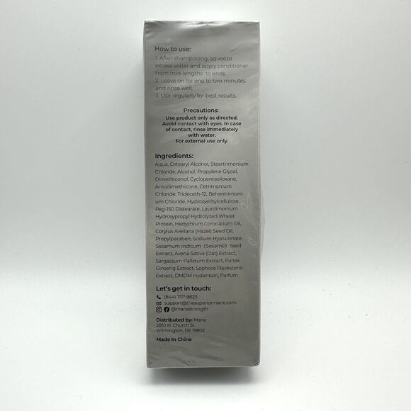 MANE Root Activator CONDITIONER Hair Loss Exp 11-2026 Brand NEW In Box Sealed - Picture 3 of 6